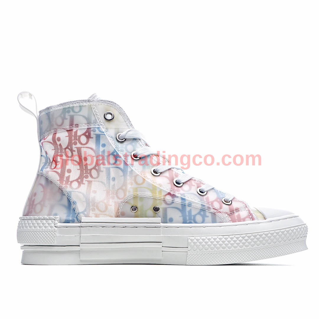 Dior B23 Oblique Slip-on Low Top Sneakers Sheer Print Sneakers